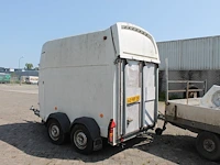 Paardentrailer westfalia 120882f met kenteken 60-wr-39. bouwjaar 1987. - afbeelding 3 van  4