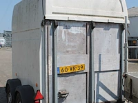 Paardentrailer westfalia 120882f met kenteken 60-wr-39. bouwjaar 1987. - afbeelding 4 van  4