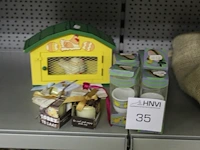 Paasspullen w.o. eierdopjes, kaarsen en vogelhuisje - afbeelding 1 van  2