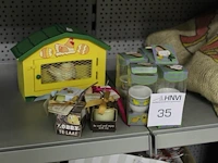 Paasspullen w.o. eierdopjes, kaarsen en vogelhuisje - afbeelding 2 van  2