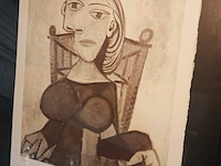 Pablo picasso - lithograaf - in nieuwe lijst - afbeelding 2 van  6