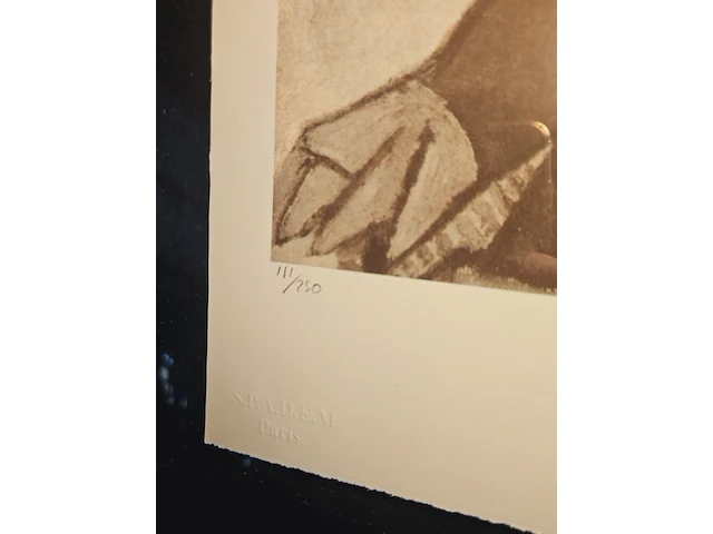Pablo picasso - lithograaf - in nieuwe lijst - afbeelding 4 van  6