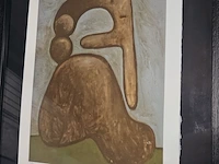 Pablo picasso lithograaf - ''naked woman'' - in nieuwe lijst - afbeelding 2 van  7