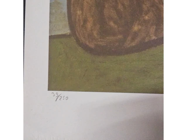 Pablo picasso lithograaf - ''naked woman'' - in nieuwe lijst - afbeelding 5 van  7