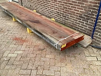 Padoek - 2016 gezaagd 140 x 710 x 4640 mm - schaaldeel (4x) - afbeelding 1 van  6