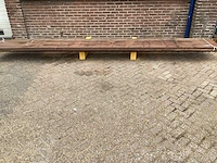 Padoek - 2016 gezaagd 150 x 640 x 5270 mm - schaaldeel (2x) - afbeelding 2 van  5