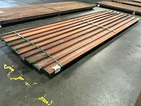 Padouk afdekplank met sponning 45x120 mm (9x) - afbeelding 1 van  6