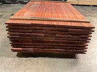 Padouk planken geschaafd 21x145 mm (140x) - afbeelding 4 van  6