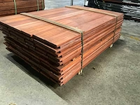Padouk planken geschaafd 21x145 mm (140x) - afbeelding 3 van  6