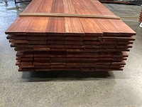 Padouk planken geschaafd 21x145 mm (140x) - afbeelding 4 van  6