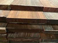 Padouk planken geschaafd 21x145 mm (140x) - afbeelding 6 van  6