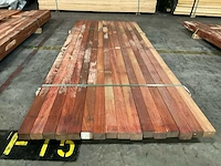 Padouk regels geschaafd 40x60 mm (16x) - afbeelding 2 van  6