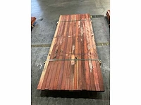 Padouk regels geschaafd 40x60 mm (16x) - afbeelding 5 van  6