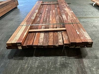 Padouk regels geschaafd 40x60 mm (23x) - afbeelding 4 van  6