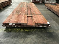 Padouk regels geschaafd 40x60 mm (29x) - afbeelding 2 van  6