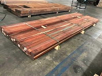 Padouk regels geschaafd 40x60 mm (29x) - afbeelding 3 van  6