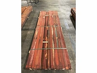 Padouk regels geschaafd 40x60 mm (29x) - afbeelding 5 van  6
