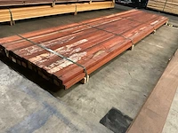 Padouk regels geschaafd 40x60 mm (32x) - afbeelding 3 van  6