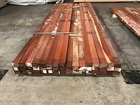 Padouk regels geschaafd 40x60 mm (45x) - afbeelding 1 van  5