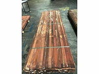 Padouk regels geschaafd 40x60 mm (80x) - afbeelding 5 van  6