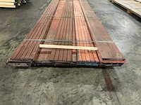 Padouk vlonderdelen glad 21x190 mm (15x) - afbeelding 2 van  6