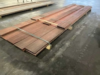 Padouk vlonderdelen glad 21x190 mm (15x) - afbeelding 3 van  6