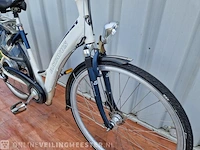 Padova e-bike/ elektrische fiets batavus, wit-blauw - afbeelding 2 van  9
