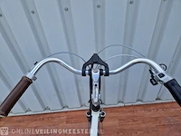 Padova e-bike/ elektrische fiets batavus, wit-blauw - afbeelding 7 van  9