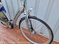 Padova e-bike/ elektrische fiets batavus, zilver-blauw - afbeelding 2 van  8
