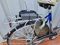 Padova e-bike/ elektrische fiets batavus, zilver-blauw - afbeelding 4 van  8