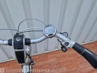 Padova e-bike/ elektrische fiets batavus, zilver-blauw - afbeelding 6 van  8