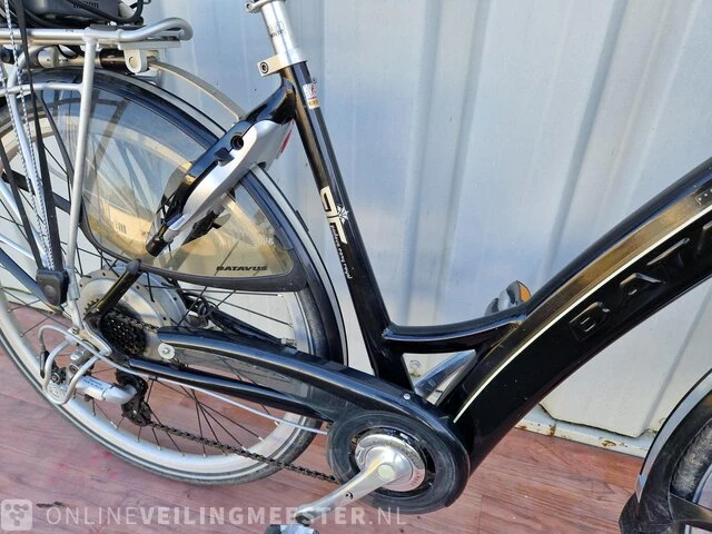 Padova easy royal e-bike/ elektrische fiets batavus, zwart - afbeelding 3 van  9