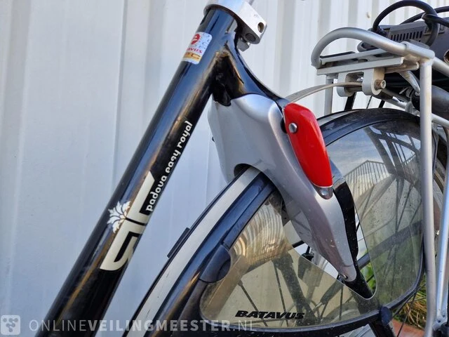 Padova easy royal e-bike/ elektrische fiets batavus, zwart - afbeelding 7 van  9