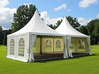 Pagodetent 5x5 mtr (2x) - afbeelding 1 van  11