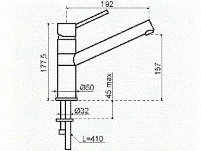 Paini pietro design keukenmengkraan - afbeelding 5 van  5