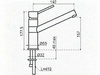 Paini pietro design keukenmengkraan - afbeelding 5 van  5