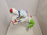 Paintcan splash pop art crocodile - afbeelding 3 van  9