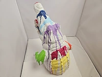 Paintcan splash pop art crocodile - afbeelding 5 van  9