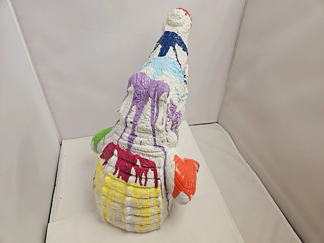 Paintcan splash pop art crocodile - afbeelding 6 van  9