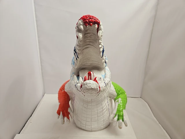 Paintcan splash pop art crocodile - afbeelding 8 van  9