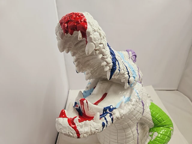 Paintcan splash pop art crocodile - afbeelding 9 van  9