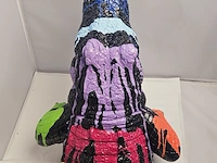 Paintcan splash pop art crocodile - afbeelding 7 van  7