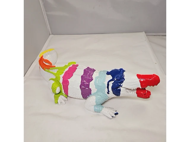 Paintcan splash pop art crocodile - afbeelding 2 van  7