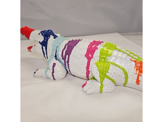Paintcan splash pop art crocodile - afbeelding 5 van  7