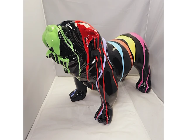 Paintsplash engelse bulldog xxl formaat - afbeelding 1 van  8