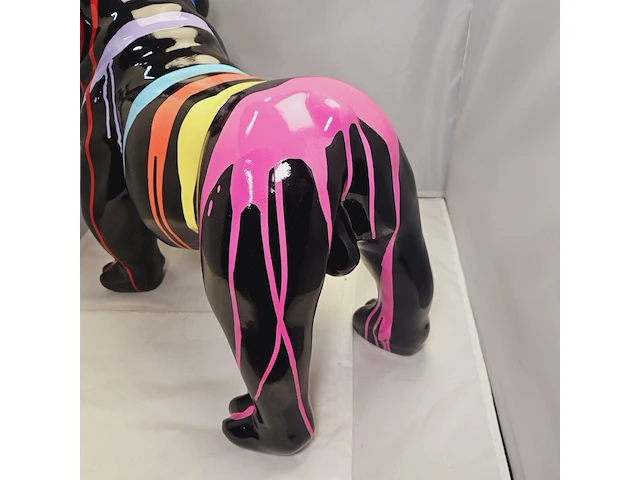 Paintsplash engelse bulldog xxl formaat - afbeelding 5 van  8