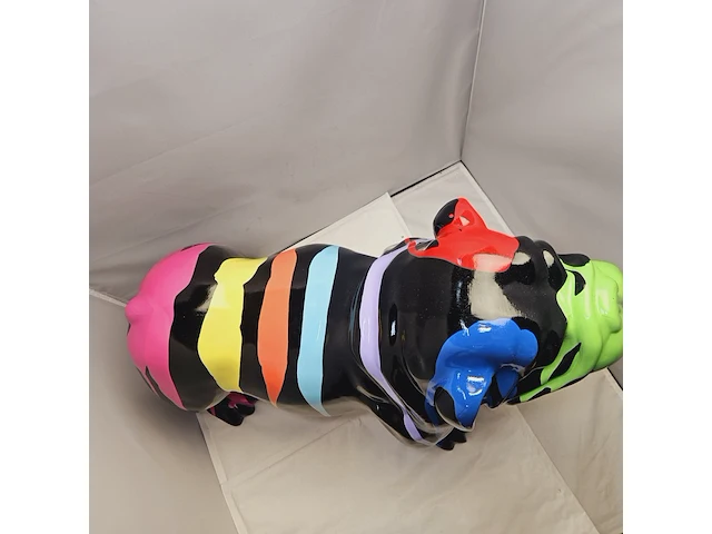 Paintsplash engelse bulldog xxl formaat - afbeelding 7 van  8
