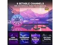 Pakite draadloze hdmi zender en ontvanger 4k hdmi loop out ir remote extender 250 m/820ft 9 kanalen 1 tx tot 3 rxs streaming video van stb laptop pc netflix youtube naar tv projector - afbeelding 3 van  5