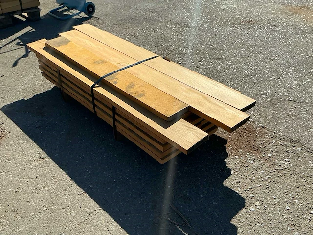 Pakket hardhout planken (billinga) - afbeelding 3 van  4