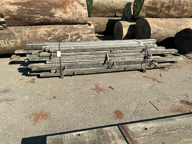 Pakket hardhout vlonderplanken diverse (azobé) - afbeelding 2 van  4